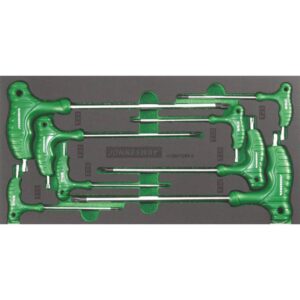 Tabuleiro com chaves torx de punho (8 Chaves)