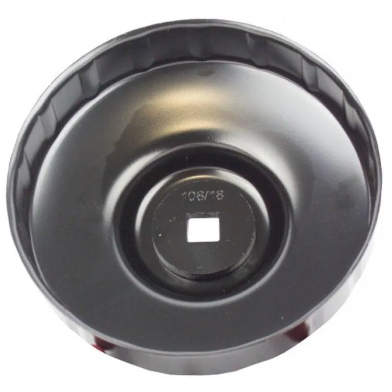 Chave de filtro de copo 108mm x 18 faces Chave de filtro de copo 108mm x 18 faces