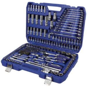 Jogo chaves caixa 1/4″, 3/8" e 1/2″ c/ 216 Peças